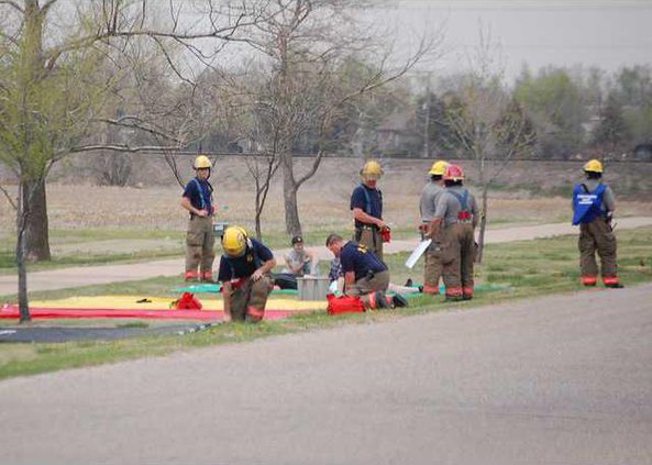 new deh mock disaster drill pic
