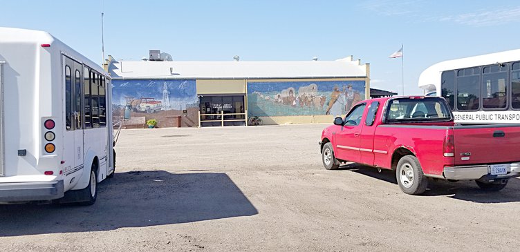 senior center parking lot